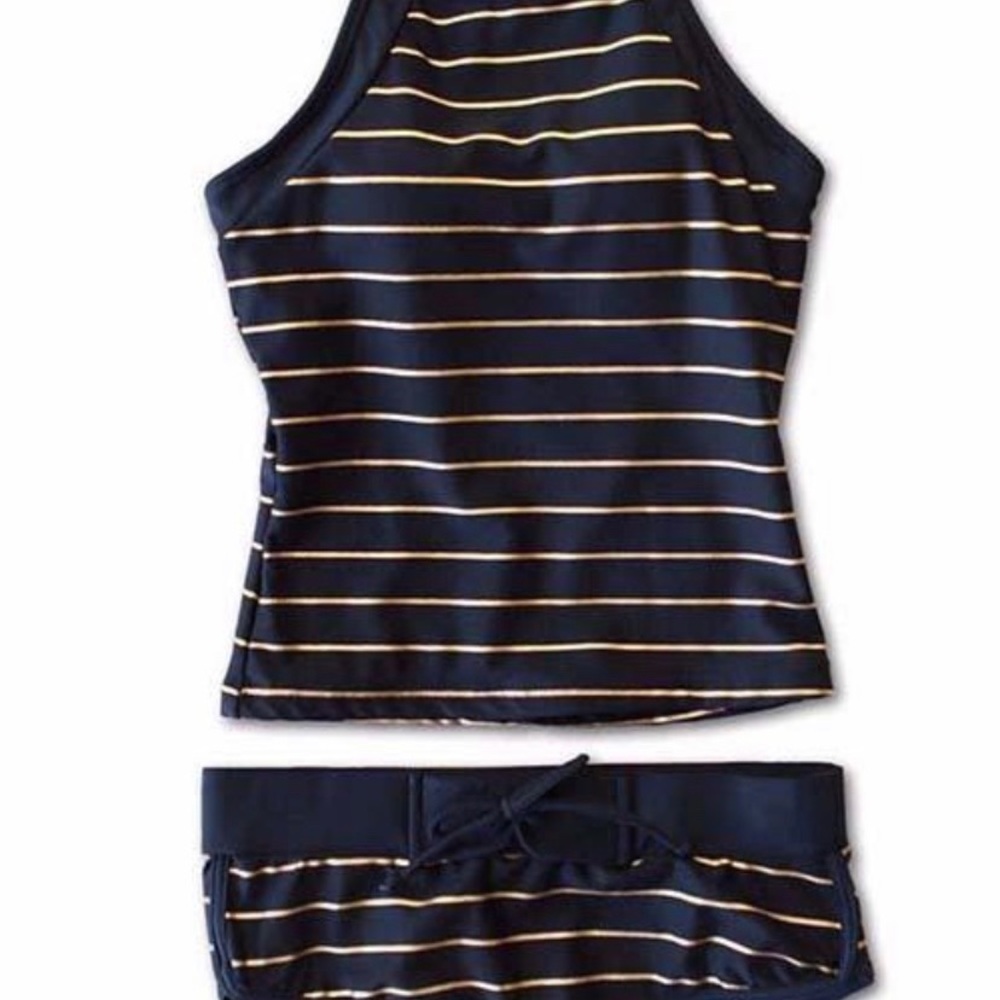 High neck tankini
